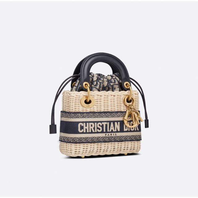 Christian Dior - 新品 ディオール LADY DIOR ミニバッグ かごバッグ ...