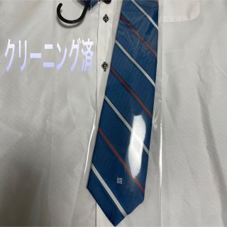 ジバンシィ(GIVENCHY)のジバンシー　ネクタイ【美品】4Gロゴ　ストライプ柄　光沢　厚手　キッズ(ネクタイ)