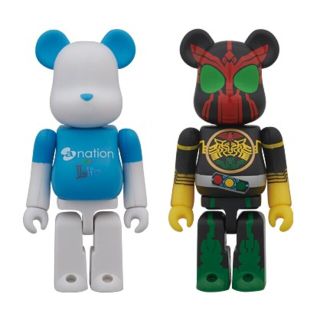 ベアブリック(BE@RBRICK)の仮面ライダー 40周年記念商品 be@rbrick オーズ(キャラクターグッズ)