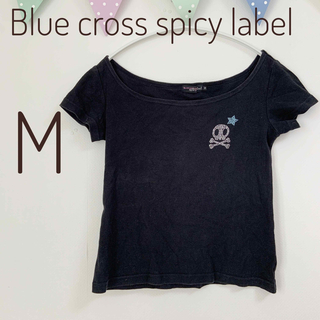 ブルークロス(bluecross)のBlue cross spicy label ブルークロス ブラック半そでT(Tシャツ(半袖/袖なし))