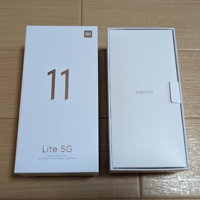 Xiaomi Mi 11 Lite 5G ブラック SIMフリースマートフォン/携帯電話
