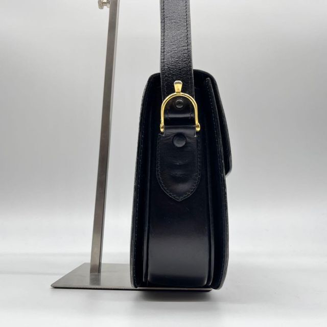 古着屋avancer【美品】CELINE セリーヌ 馬車 馬車金具 ゴールド金具 ショルダーバッグ