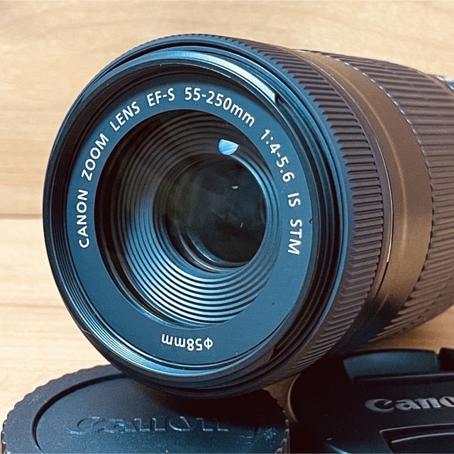 ☘️未使用品☘️キャノン Canon 55-250 IS STM☘️望遠レンズのサムネイル