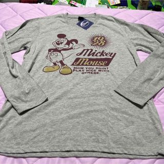 ディズニー(Disney)のミッキー  ロンT(Tシャツ/カットソー(七分/長袖))