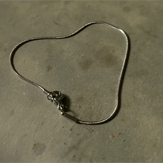 トゥデイフル(TODAYFUL)のSnake chain short bracelet silverNo.1039(ブレスレット/バングル)