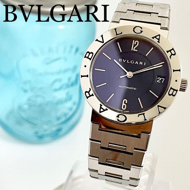 専用416 BVLGARI ブルガリ時計　メンズ腕時計　ブラック　自動巻き時計