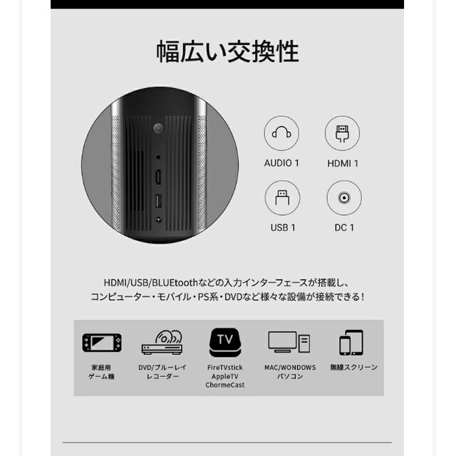 美品　XGIMI MoGo Pro+　モゴプロプラス スマホ/家電/カメラのテレビ/映像機器(プロジェクター)の商品写真