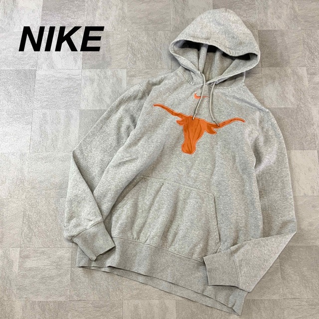 USA古着 NIKE ナイキ バッファロー刺繍 ビッグサイズ パーカー 大きな