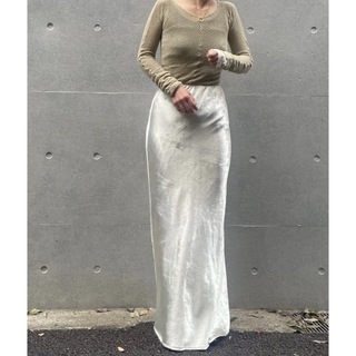 ENOF velvet long skirt(ロングスカート)