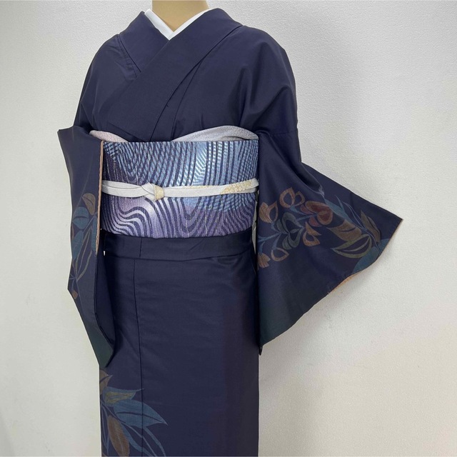 美品【本場大島紬】正絹 染大島紬 訪問着s776