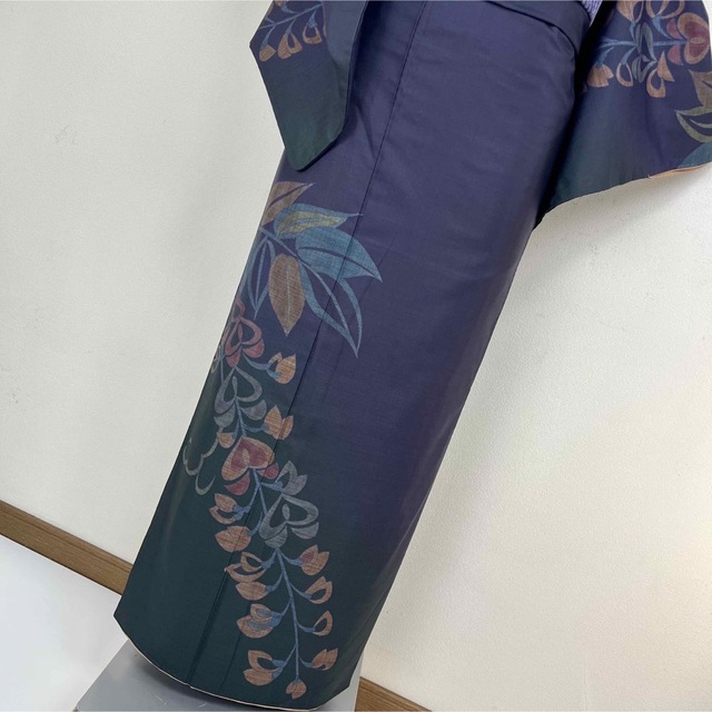 美品【本場大島紬】正絹 染大島紬 訪問着s776