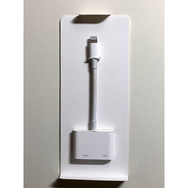 Apple(アップル)の【美品】純正 Lightning - Digital AV Adapter ① スマホ/家電/カメラのスマホアクセサリー(iPhoneケース)の商品写真