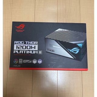 エイスース(ASUS)のROG-THOR-1200P2-GAMING 1200W電源ユニット　未使用(PCパーツ)