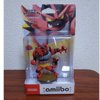 ニンテンドースイッチ(Nintendo Switch)の【新品】amiibo　ガオガエン　大乱闘スマッシュブラザーズ(キャラクターグッズ)