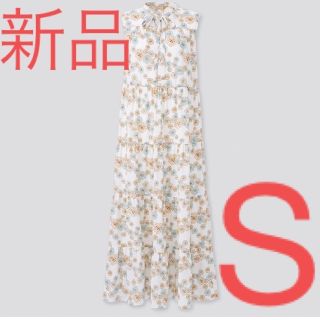 ユニクロ(UNIQLO)のUNIQLO ポール & ジョー ティアードワンピース 花柄 ロング ワンピース(ロングワンピース/マキシワンピース)