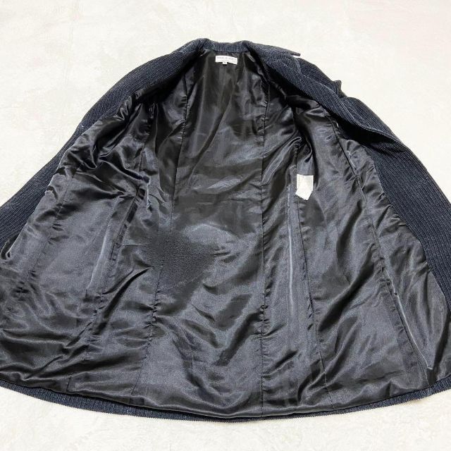 PAUL & JOE(ポールアンドジョー)のポールアンドジョー　コート　コーデュロイ　黒　ベルト レディースのジャケット/アウター(その他)の商品写真
