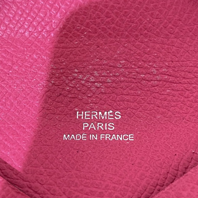 Hermes(エルメス)のエルメス　カードケース　カルヴィ　ピンク　レディース レディースのファッション小物(名刺入れ/定期入れ)の商品写真