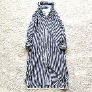 TICCA - 美品 TICCA ティッカ ロングシャツワンピース ストライプ