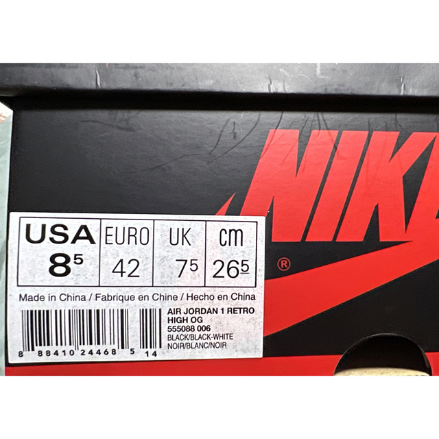 NIKE(ナイキ)のAIR JORDAN 1 RETRO HIGH OG 26.5 新品未使用 メンズの靴/シューズ(スニーカー)の商品写真
