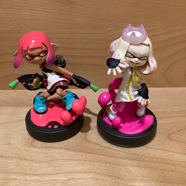 amiibo アミーボ スプラトゥーン ガール ヒメ イイダ 3体セット 新しい