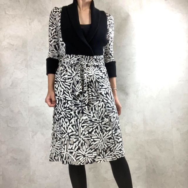 《美品》DIANE von FURSTENBERGシルク100カシュクールOP 7