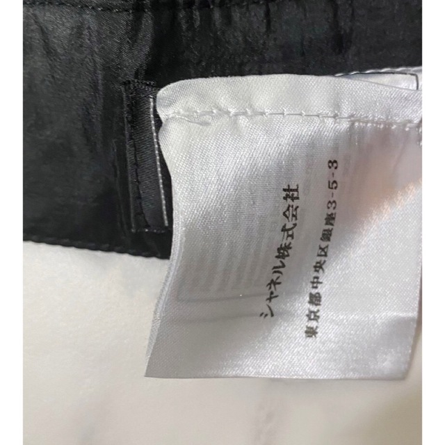 CHANEL - CHANEL ランウェイ ココマーク×パール装飾 シルク100ワイド