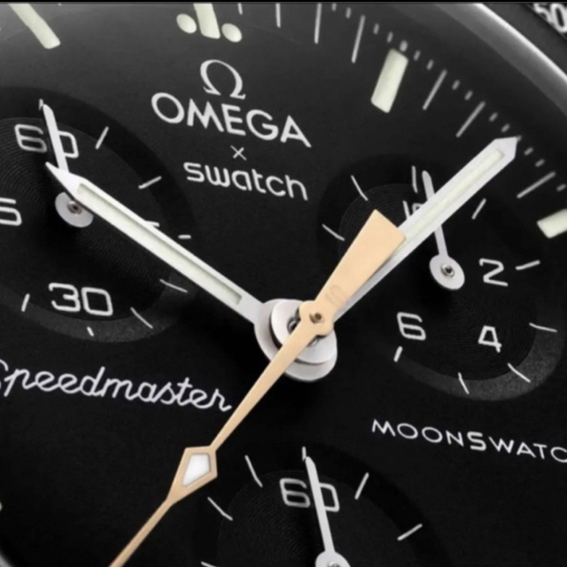 swatch(スウォッチ)のMoon Shine gold OMEGA swatch オメガ スウォッチ メンズの時計(腕時計(デジタル))の商品写真