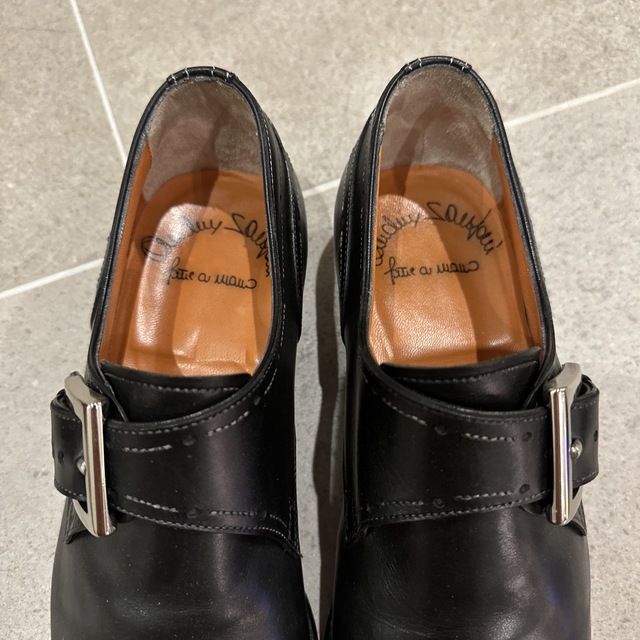 Santoni(サントーニ)のsantoni ダブルモンク ドレスシューズ サイズ6 ブラック メンズの靴/シューズ(ドレス/ビジネス)の商品写真