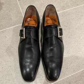 サントーニ(Santoni)のsantoni ダブルモンク ドレスシューズ サイズ6 ブラック(ドレス/ビジネス)