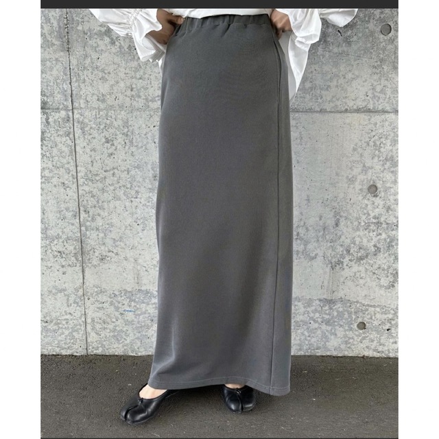 SELECT MOCA(セレクトモカ)の2023 SS リブタイトスカート レディースのスカート(ロングスカート)の商品写真