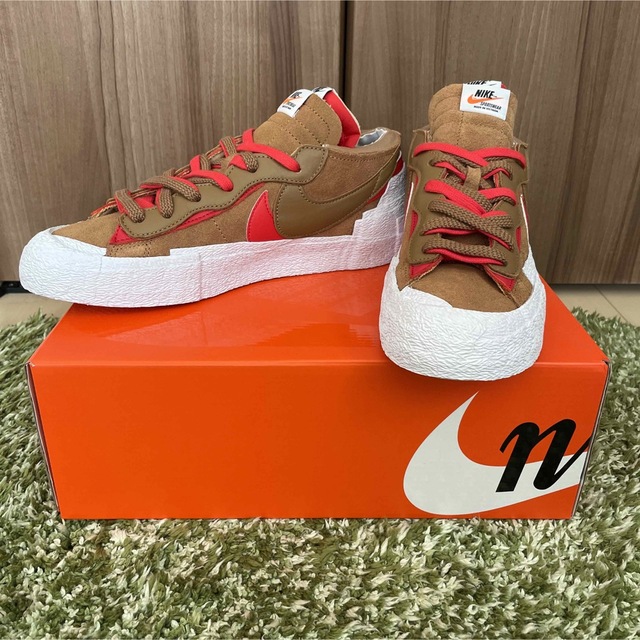 sacai×NIKE ブレーザーロー ブリティッシュタン 27cm www