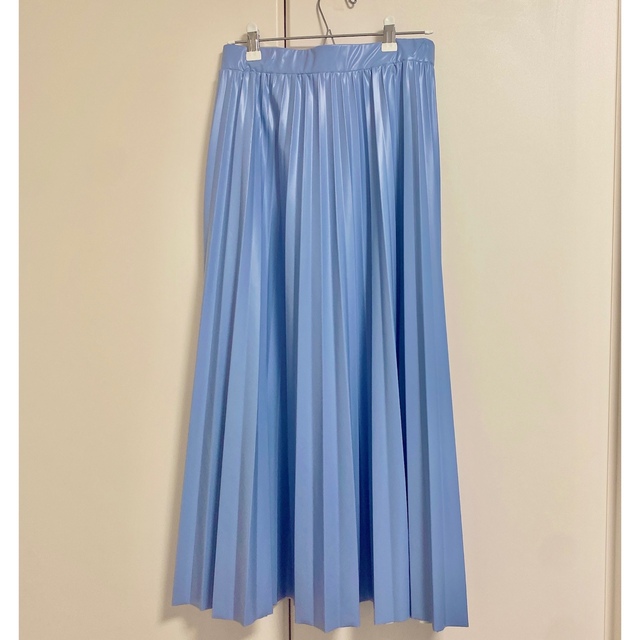 JUGLANS(ユグランス)のプリーツスカート　ユグランス　レザースカート　JUGULANS レディースのスカート(ロングスカート)の商品写真