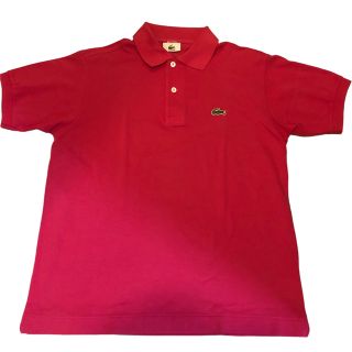 ラコステ(LACOSTE)のLACOSTEラコステ　ポロシャツ ピンク　サイズ3(ポロシャツ)