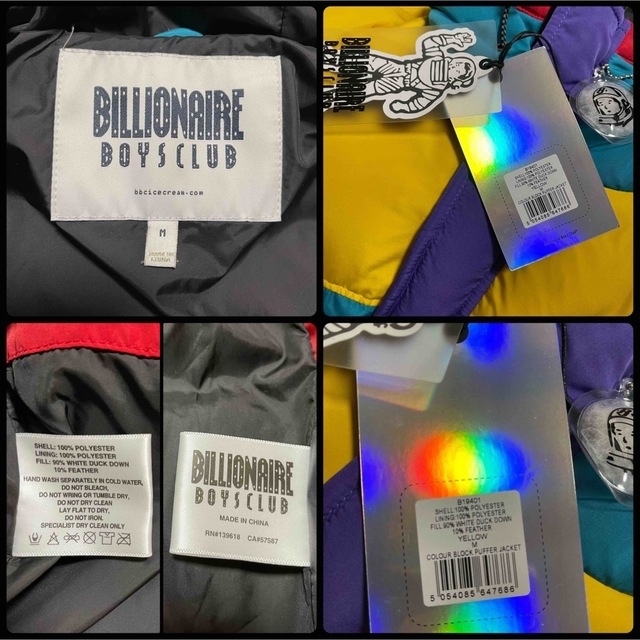 極レア EU限定 BILLIONAIRE BOYS CLUB ダウンジャケット