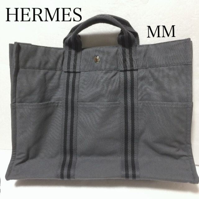 当店限定商品 エルメス フールトゥ MM/HERMES トートバッグ キャンバス