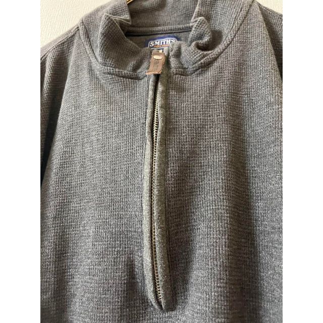 Paul Smith(ポールスミス)の【US古着】 SMITH'S スミス ジップアップロングスリーブ　M メンズのトップス(Tシャツ/カットソー(七分/長袖))の商品写真