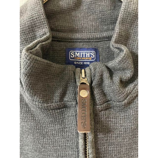 Paul Smith(ポールスミス)の【US古着】 SMITH'S スミス ジップアップロングスリーブ　M メンズのトップス(Tシャツ/カットソー(七分/長袖))の商品写真
