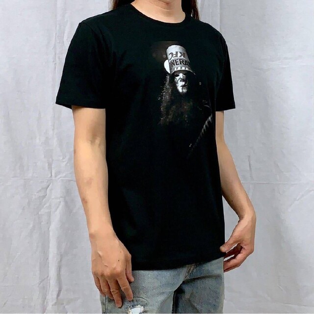 新品 バケットヘッド ガンズアンドローゼス ギタリスト KFC帽子 Tシャツ メンズのトップス(Tシャツ/カットソー(半袖/袖なし))の商品写真