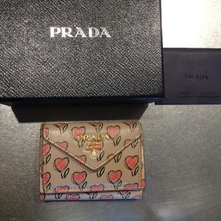 プラダ(PRADA)のお値下げ★プラダ 三つ折り財布 チューリップハート(財布)