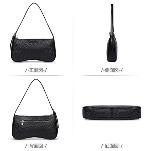 ❤️レディースハンドバッグ黒❤️肩掛けバッグ ショルダーバッグ 軽量 プレゼント_5