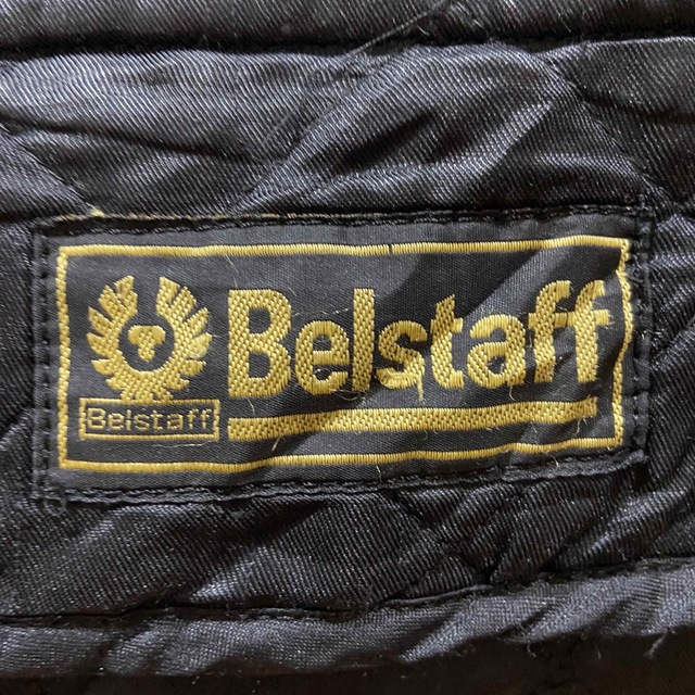 BELSTAFF(ベルスタッフ)のB12 Belstaff キルティングベスト 古着 ブラックベスト Lサイズ相当 メンズのトップス(ベスト)の商品写真