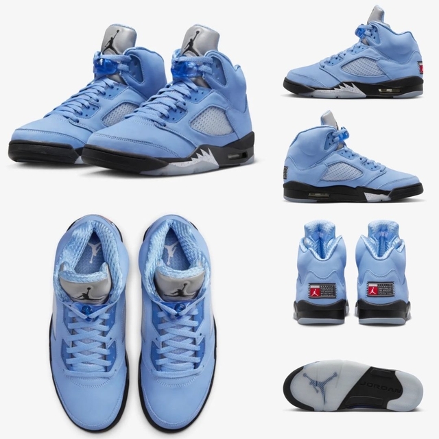 28.5cm Nike Air Jordan 5 University Blue | www.jarussi.com.br