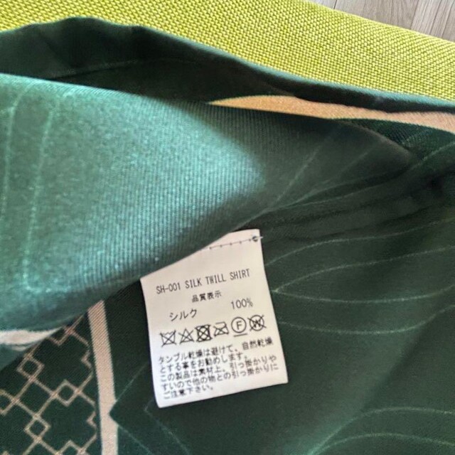 Casablanca カサブランカ 20aw メタリックシャツ L ブラック-
