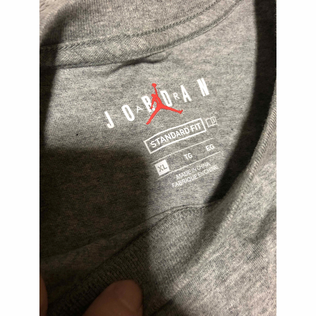 NIKE(ナイキ)のジョーダン　Tシャツ　グレー　XLサイズ メンズのトップス(Tシャツ/カットソー(半袖/袖なし))の商品写真