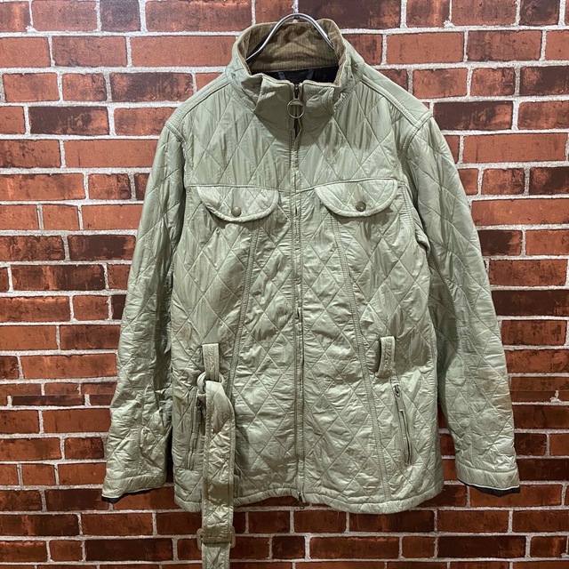 Barbour(バーブァー)のB25 Barbour キルティングジャケット ミリタリー M相当 ベージュ メンズのジャケット/アウター(ブルゾン)の商品写真