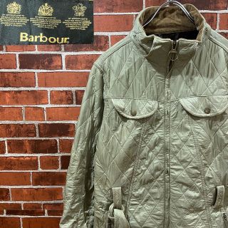 バーブァー(Barbour)のB25 Barbour キルティングジャケット ミリタリー M相当 ベージュ(ブルゾン)