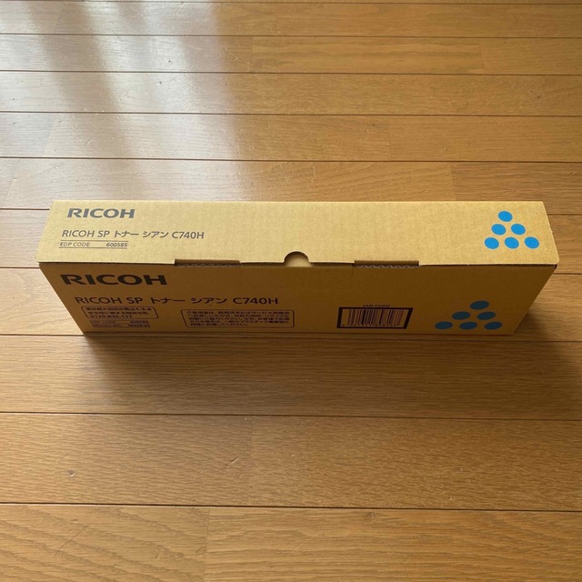 RICOH(リコー)のRICOH SP トナー シアン C740H インテリア/住まい/日用品のオフィス用品(OA機器)の商品写真