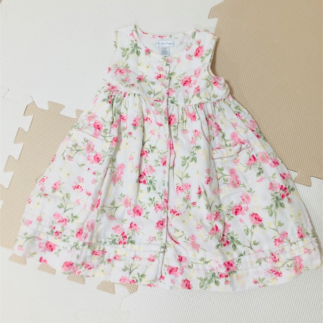 POLO RALPH LAUREN(ポロラルフローレン)のラルフローレン 花柄ワンピース キッズ/ベビー/マタニティのキッズ服女の子用(90cm~)(ワンピース)の商品写真