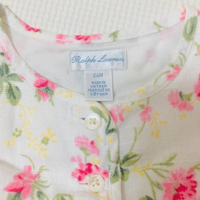 POLO RALPH LAUREN(ポロラルフローレン)のラルフローレン 花柄ワンピース キッズ/ベビー/マタニティのキッズ服女の子用(90cm~)(ワンピース)の商品写真