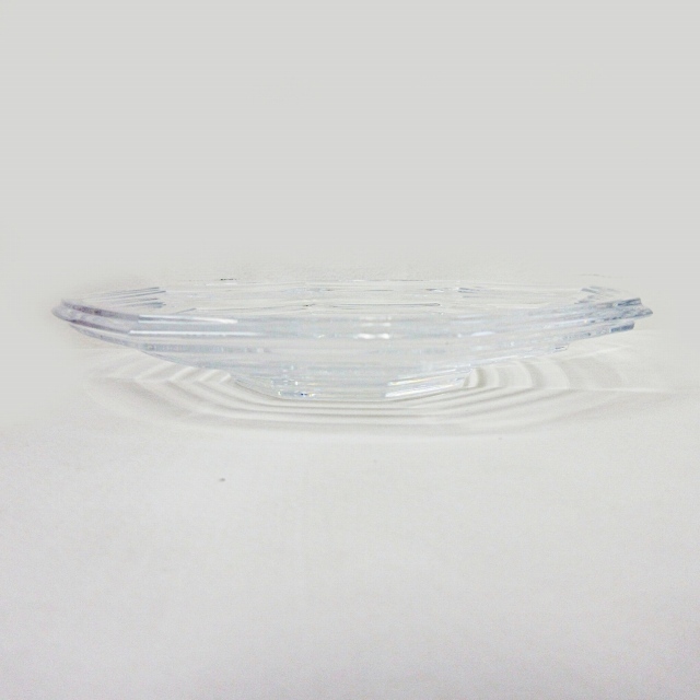 バカラ アルクール トレイ プレート 小皿 クリスタルガラス クリア 12cm